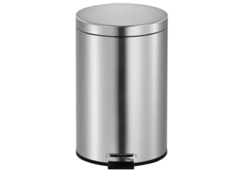 Pedal bin 3 litres matt stainless steel