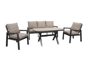 Garden set Dahlia bench+table and two chairs