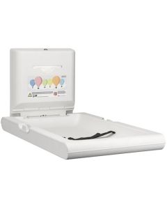 Babyverschoontafel verticaal RVS