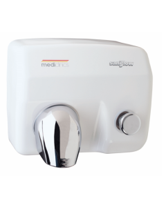 Handendroger wit drukknop