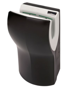 Handendroger hands-in zwart automatisch