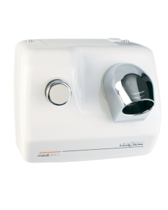 Haardroger drukknop wit