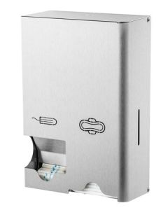 Maandverband- & tampondispenser klein RVS