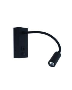 USB wandlamp led zwart