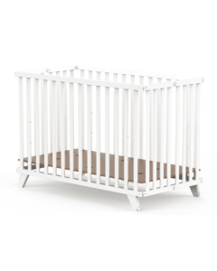 Houten ledikant 60x120, inklapbaar - wit