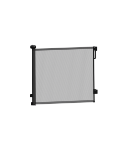 Oprolbaar traphek tot 120cm zwart