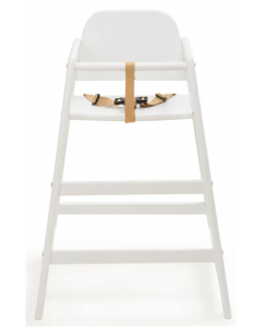 Stapelbare houten kinderstoel, Wit