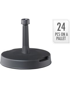 KM parasolvoet 15Kg antraciet , rond