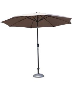 MD Parasol Premium taupe 3m vast