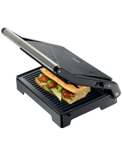 Contact Grill Aluminium 1000W plaatoppervlak van 23x14,5 cm