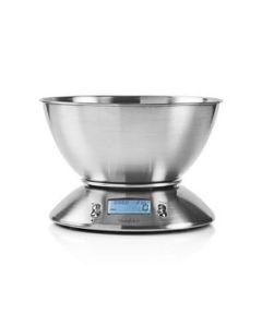 Keukenweegschaal, RVS, Verwijderbare kom