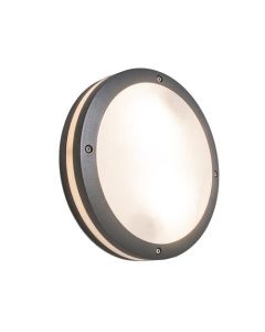 Wand- en plafondlamp antraciet IP54 - Glow