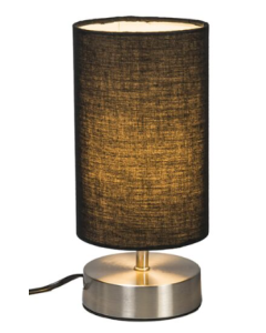 Tafellamp met stalen voetje zwart