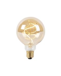 E27 dimbare LED spiraal filament lamp G95 270lm 2100K