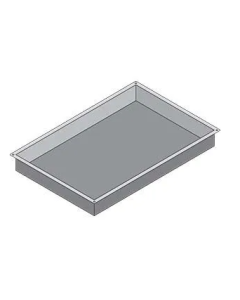 Rationale emaillierte Schale 1/1 GN / 20 mm tief 325x530mm