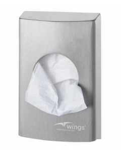 RVS AFP-C hygiënezakjesdispenser voor plastic hygiënezakjes