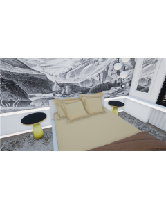 Mattress protector anti-allergenic, Taupe