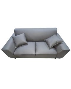 BP bank Tijn, 3-zits, dark grey kunstleder- brandvertragend