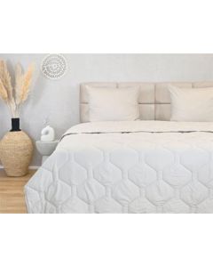 2-persoonsdekbed wit polyester