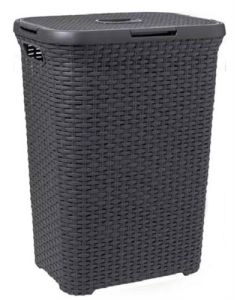 Curver Wäschebox 60 Liter anthrazit