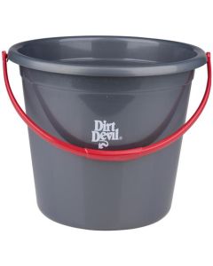 Grijze Emmer met Rood Handvat