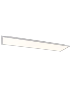 Plafondlamp staal 120cm incl LED met afstandsbediening Staal