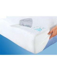 Waterproof mattress protector white
