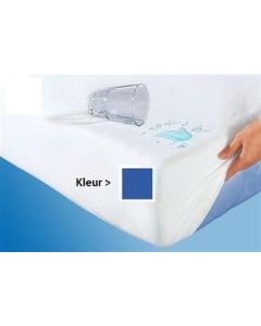 Waterproof mattress protector - 175 gr. - blue