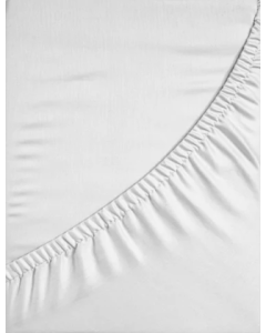 Spannbetttuch Jersey, 90x200x30 cm weiß elastisch
