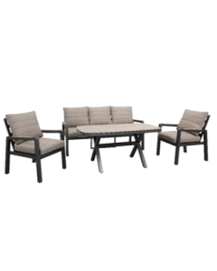 Tuinset Dahlia bank+tafel en twee stoelen