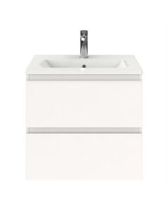 BP badmeubel, greeploos, mat wit, 60 x 36 cm