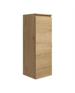 BP Halfhoge kast, natuur eiken, schuine greep, rechts