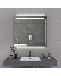 BP wandspiegel, 80 x 75 cm, LED