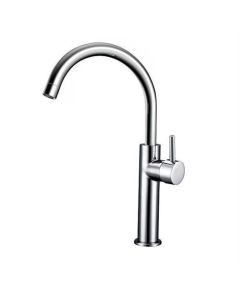 BP wastafelkraan verhoogd, draaibare uitloop, chroom