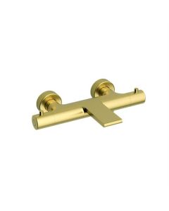 BP thermostatische badkraan, cooltouch, geborsteld goud