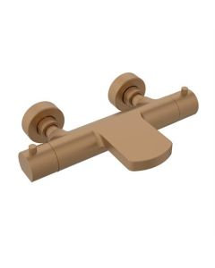 BP thermostatische badkraan, cooltouch, koper, rond