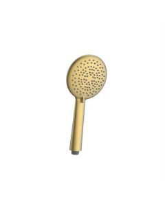 BP ronde handdouche in geborsteld goud, 5 standen