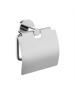 BP closetrolhouder met klep, chroom