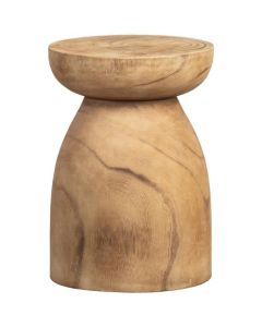 Kruk hout naturel 40xØ28cm
