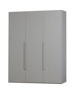 Gert - 3 drs hang/legkast greep lang noten/kiezelgrijs [fsc]