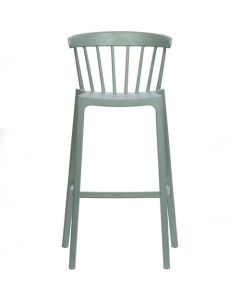 Barstoel Austin - Buiten Kunststof Jadegroen