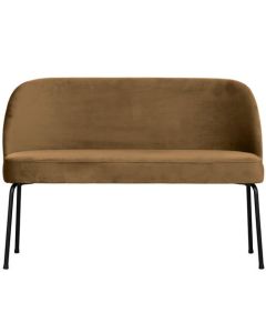 Eetbank Dayton - Fluweel Honinggeel