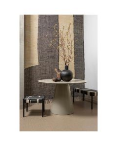 Eettafel Providence - MDF Antique Beige Ø120cm