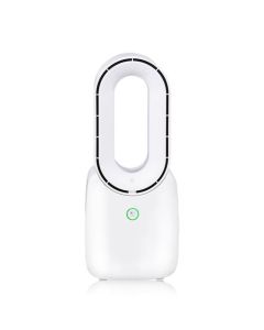 Bladloze Tafelventilator, drie snelheden, Wit