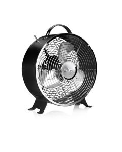 Tristar Metalen retro ventilator 25cm Zwart/RVS