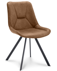 Stoel Heerenveen – microleder camel