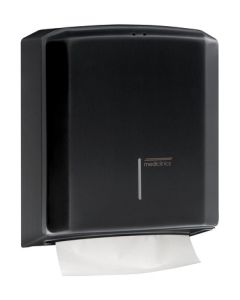 Handdoekdispenser zwart