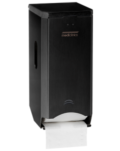 Toiletroldispenser 2rols zwart