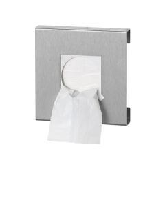 Hygiënezakjesdispenser (papier/plastic) RVS