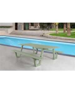 Picknick Tafel San Jose Volledig Aluminium Groen